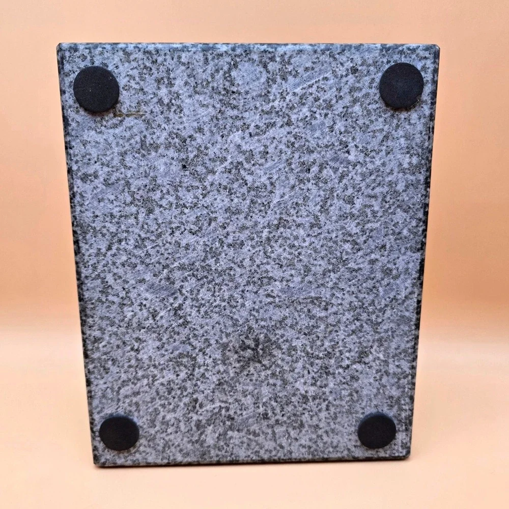 Granite Cheese Board Trivet Wine Bottle Glass Grapes Metal Accent Kitchen‎ Decor